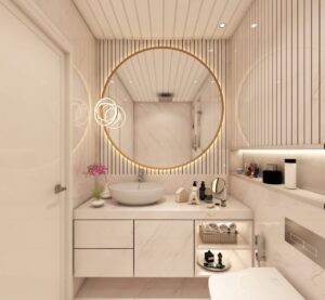 bathroom design of 1bhk apartment