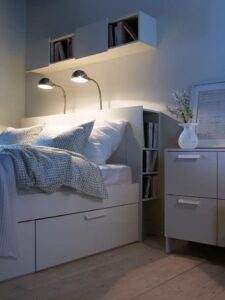 storage solution in bedroom