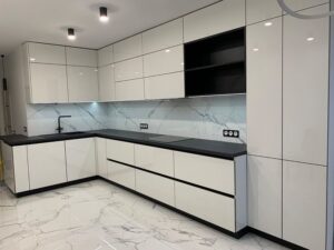 black and white kitchen interior design