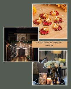 Traditional Diwali Lights for home interior