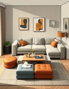 Multifunctional Living Room Design