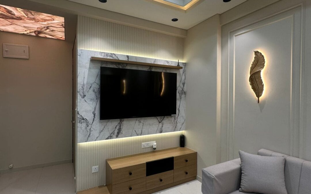 Main Hall Modern TV Unit Design Idea for 2024
