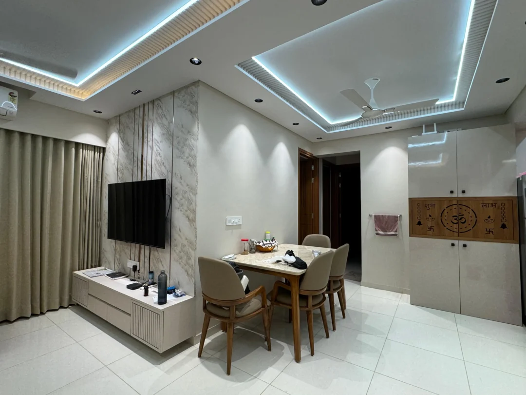 Residential 2 BHK Interior Design in South Bopal